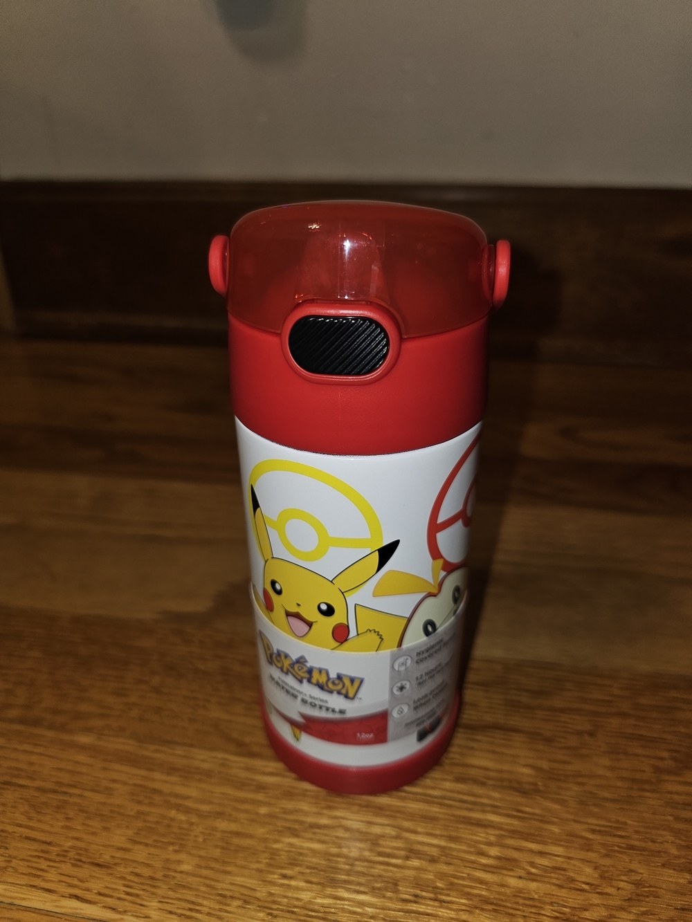 Thermos Red 12 oz Travel Bottle with Embossed Logo